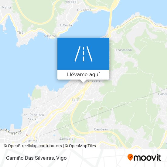 Mapa Camiño Das Silveiras