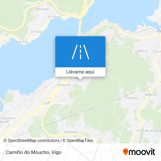 Mapa Camiño do Moucho