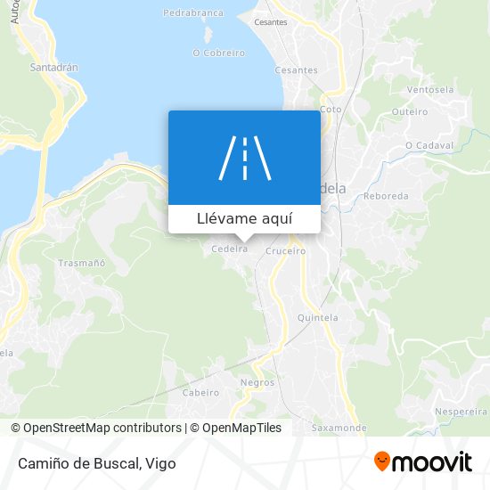 Mapa Camiño de Buscal