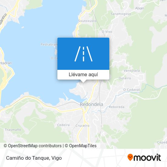 Mapa Camiño do Tanque