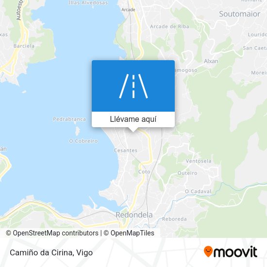 Mapa Camiño da Cirina