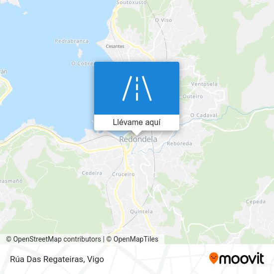 Mapa Rúa Das Regateiras
