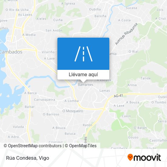 Mapa Rúa Condesa