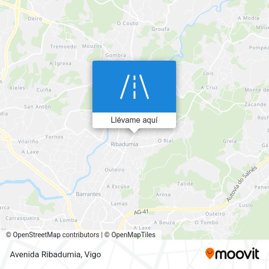 Mapa Avenida Ribadumia