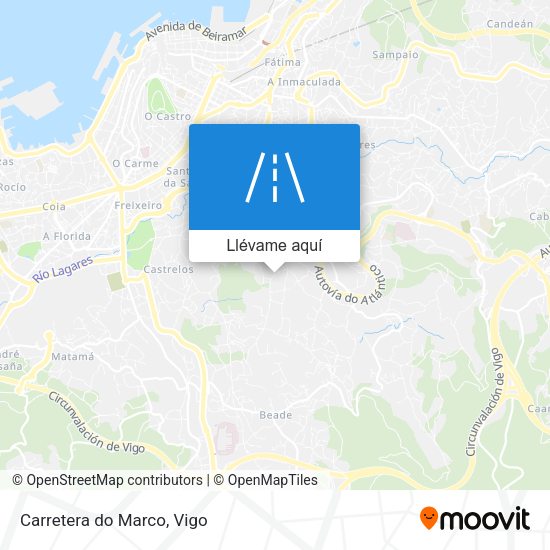 Mapa Carretera do Marco