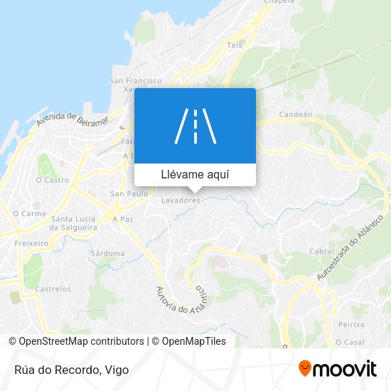 Mapa Rúa do Recordo