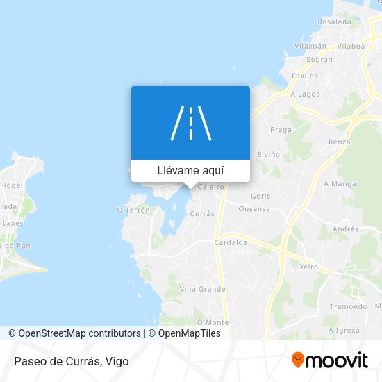 Mapa Paseo de Currás