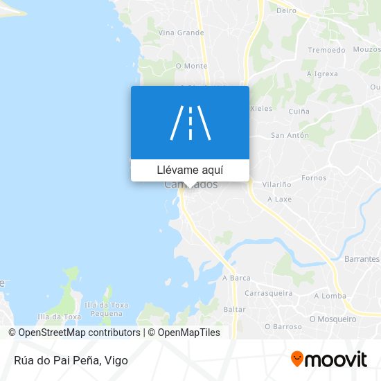Mapa Rúa do Pai Peña