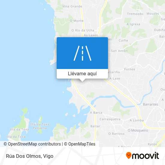 Mapa Rúa Dos Olmos