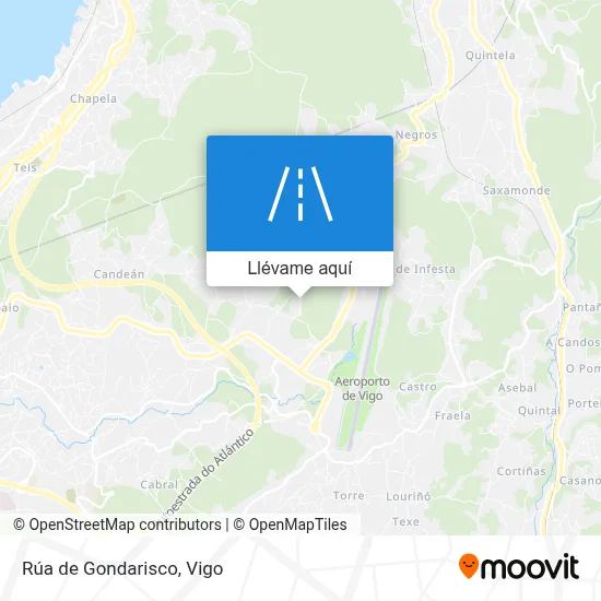 Mapa Rúa de Gondarisco