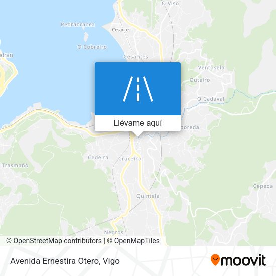 Mapa Avenida Ernestira Otero