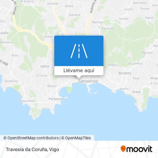 Mapa Travesía da Coruña