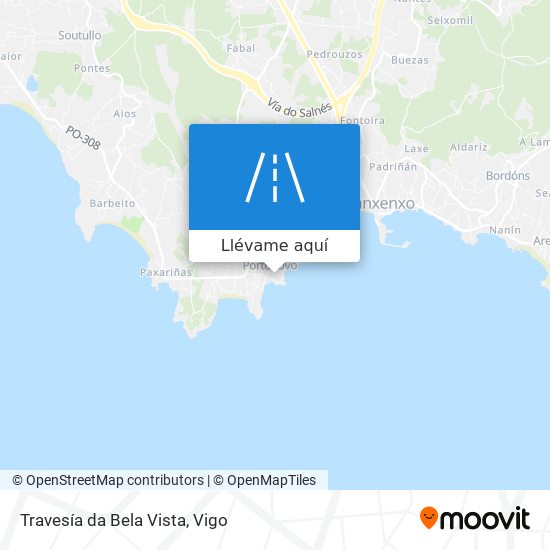 Mapa Travesía da Bela Vista