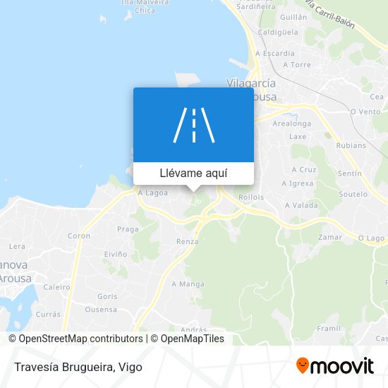 Mapa Travesía Brugueira