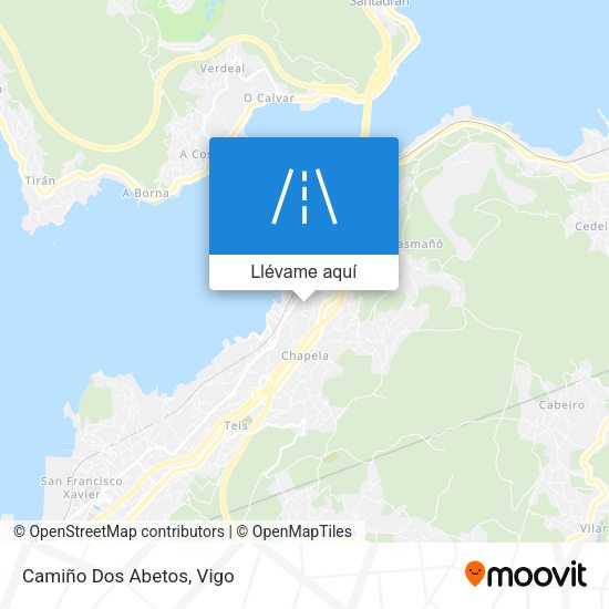 Mapa Camiño Dos Abetos