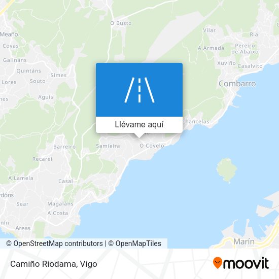 Mapa Camiño Riodama