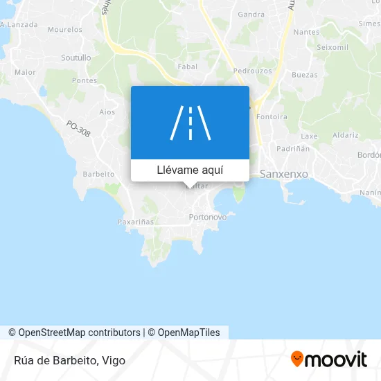 Mapa Rúa de Barbeito