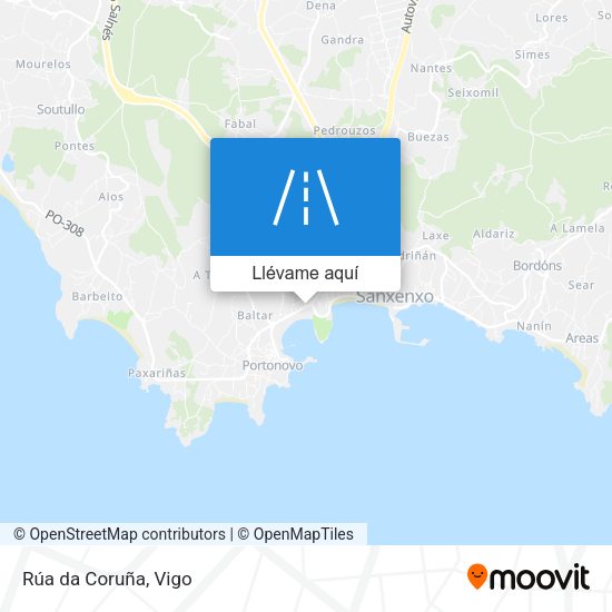 Mapa Rúa da Coruña