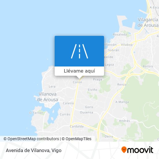 Mapa Avenida de Vilanova
