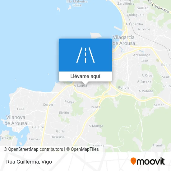Mapa Rúa Guillerma