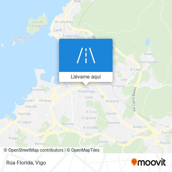 Mapa Rúa Florida