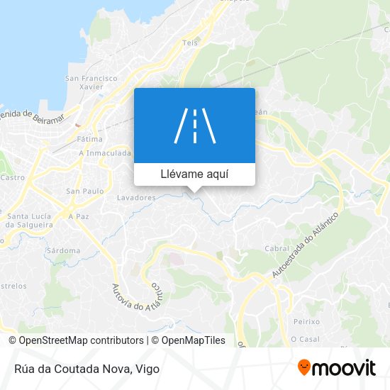 Mapa Rúa da Coutada Nova
