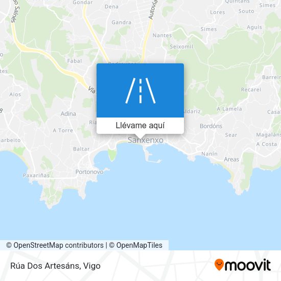 Mapa Rúa Dos Artesáns