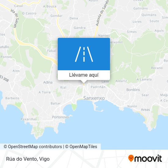 Mapa Rúa do Vento