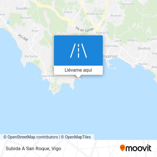 Mapa Subida A San Roque