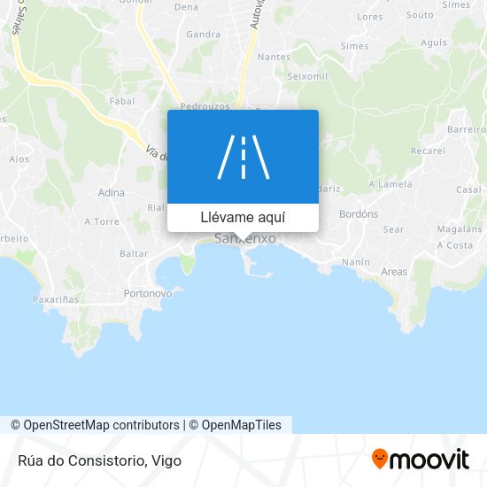 Mapa Rúa do Consistorio
