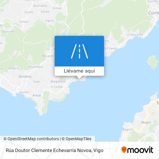 Mapa Rúa Doutor Clemente Echevarría Novoa