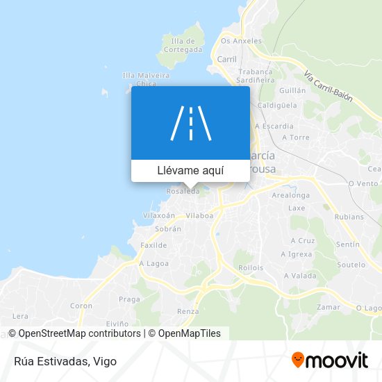 Mapa Rúa Estivadas
