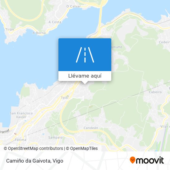 Mapa Camiño da Gaivota