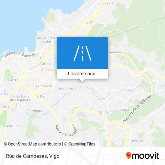 Mapa Rúa de Cambeses