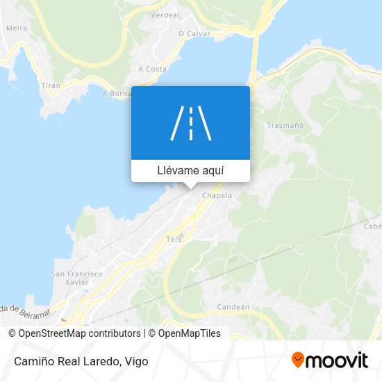 Mapa Camiño Real Laredo