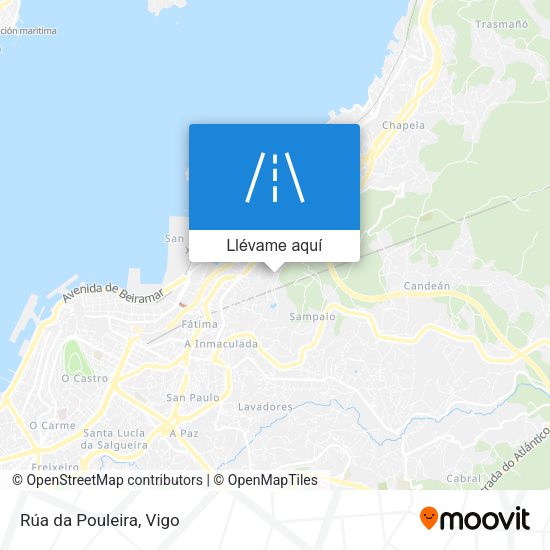 Mapa Rúa da Pouleira