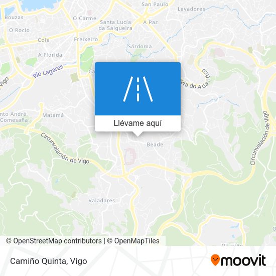Mapa Camiño Quinta