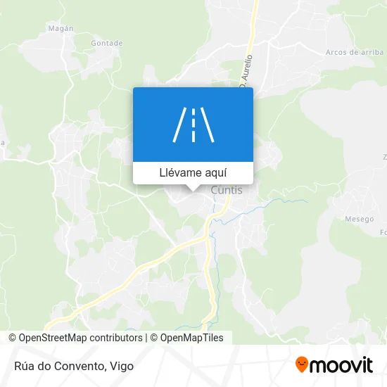Mapa Rúa do Convento