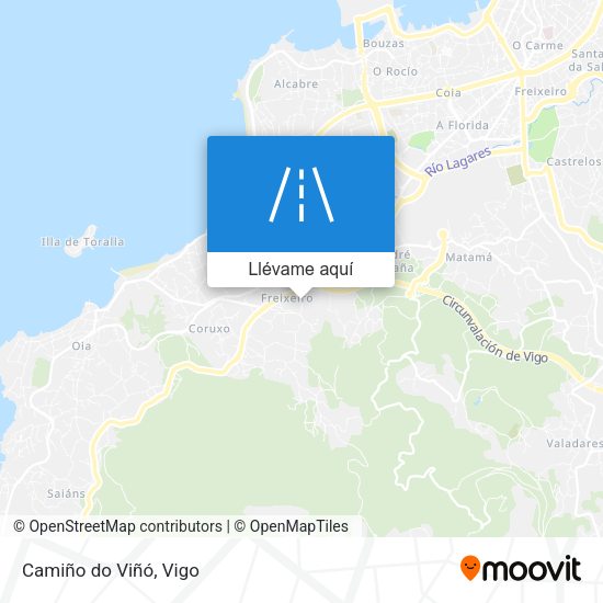 Mapa Camiño do Viñó