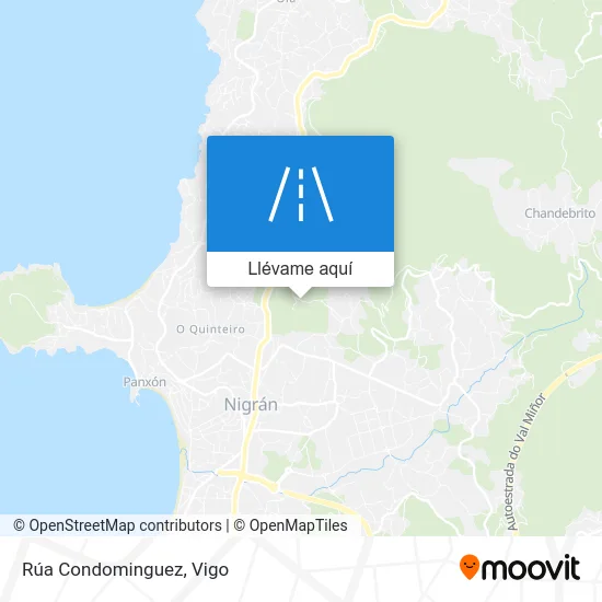 Mapa Rúa Condominguez