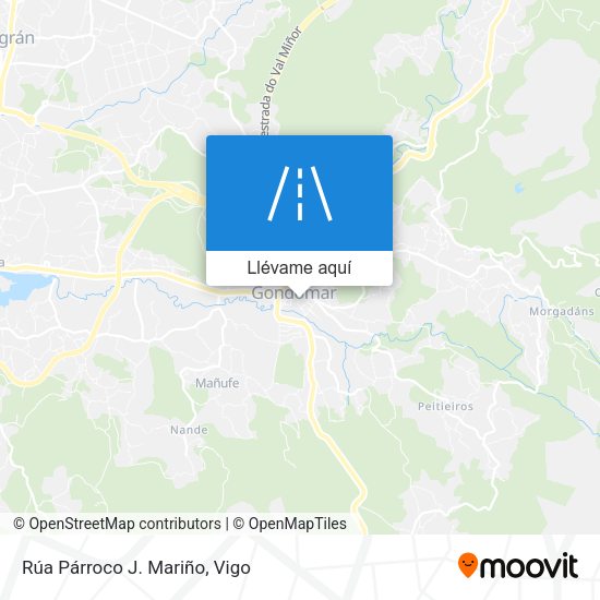 Mapa Rúa Párroco J. Mariño