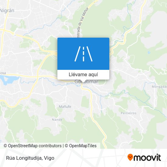 Mapa Rúa Longitudija