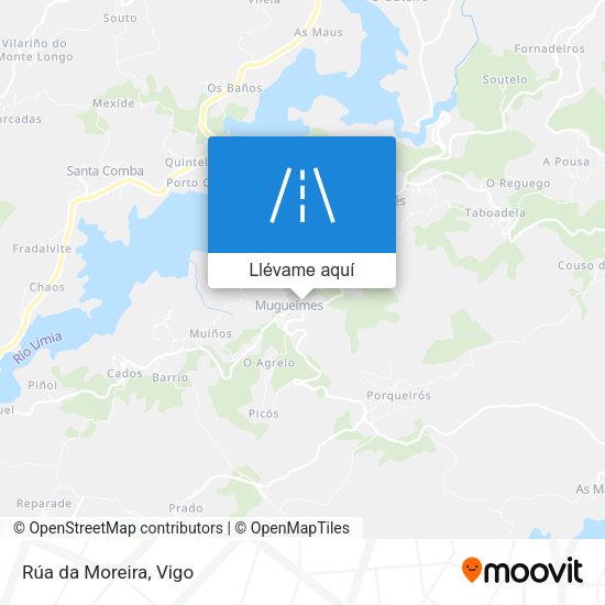 Mapa Rúa da Moreira