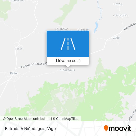 Mapa Estrada A Niñodaguia