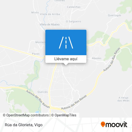 Mapa Rúa da Glorieta