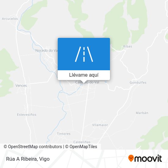 Mapa Rúa A Ribeira