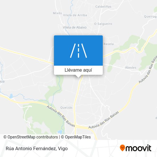 Mapa Rúa Antonio Fernández