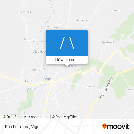 Mapa Rúa Ferreiros