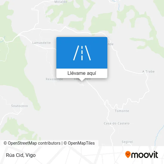 Mapa Rúa Cid
