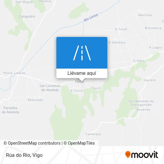Mapa Rúa do Rio